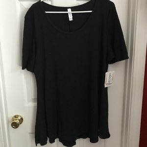 Black LularRoe perfect tee size xl new with tags!
